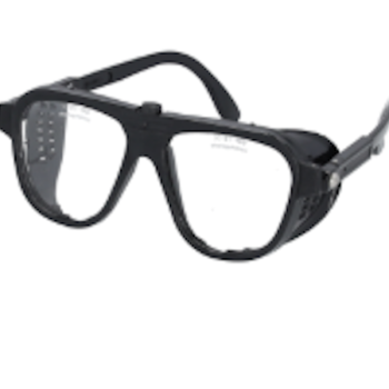 Schutzbrille PVC mit Echtglas